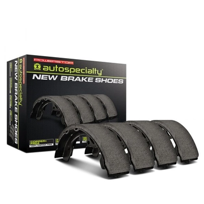 POWER STOP - B670 - Rear Drum Brake Shoes pa2
