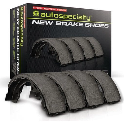 Rear New Brake Shoes by POWER STOP - B764 pa4