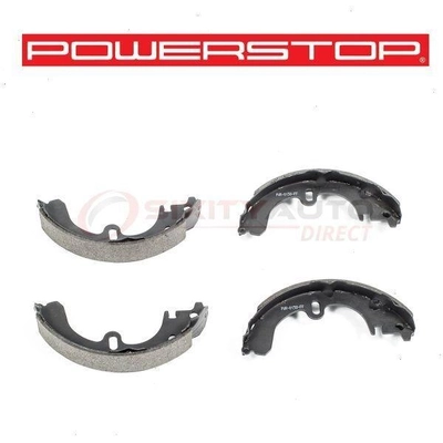 Rear New Brake Shoes by POWER STOP - B551 pa3