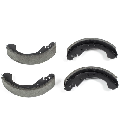 Rear New Brake Shoes by POWER STOP - B593 pa1