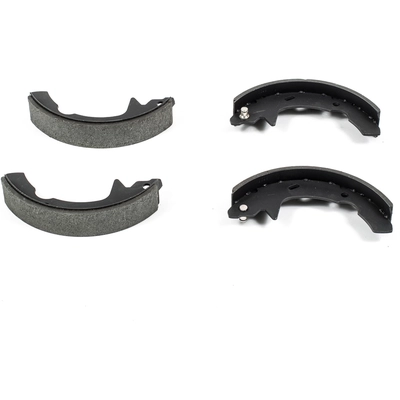 Rear New Brake Shoes by POWER STOP - B599 pa1