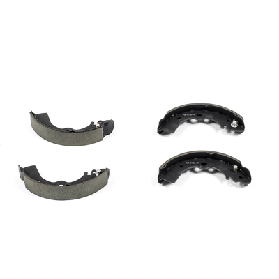 Rear New Brake Shoes by POWER STOP - B638 pa2