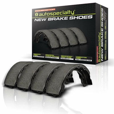 Rear New Brake Shoes by POWER STOP - B715L pa2