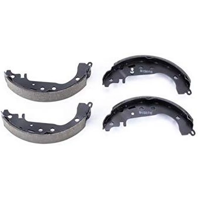 Rear New Brake Shoes by POWER STOP - B753 pa2