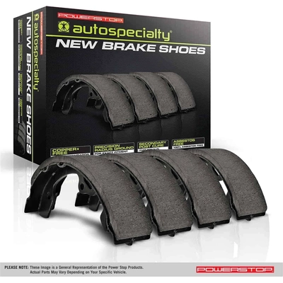 Rear New Brake Shoes by POWER STOP - B780 pa3