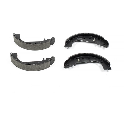 Rear New Brake Shoes by POWER STOP - B917 pa1