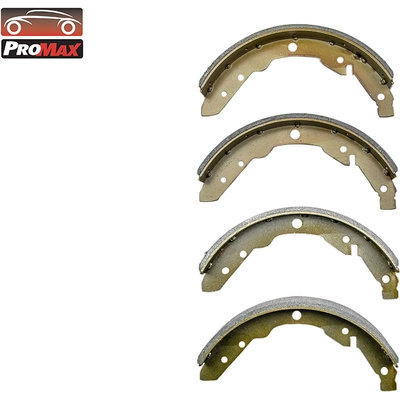 Rear New Brake Shoes by PROMAX - 12-298 pa1