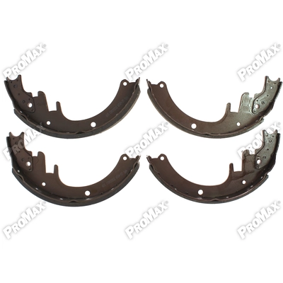 Rear New Brake Shoes by PROMAX - 12-451R pa2