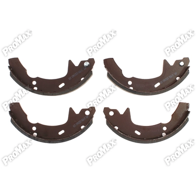 Rear New Brake Shoes by PROMAX - 12-599 pa2