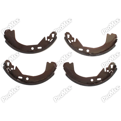 Rear New Brake Shoes by PROMAX - 12-636 pa2