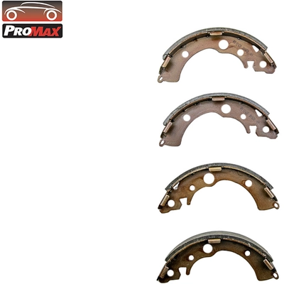 Rear New Brake Shoes by PROMAX - 12-639 pa1