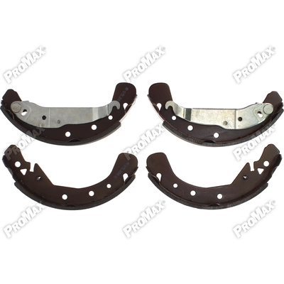 Rear New Brake Shoes by PROMAX - 12-751L pa2