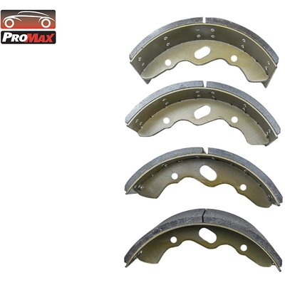 Rear New Brake Shoes by PROMAX - 12-833 pa1