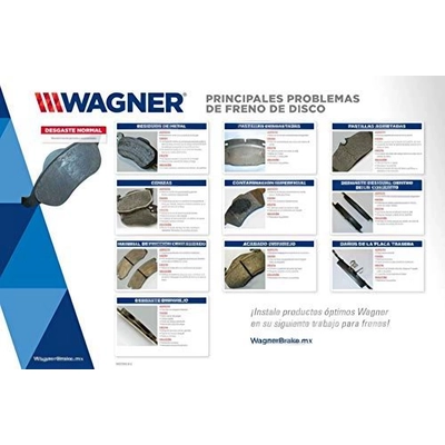 Rear New Brake Shoes by WAGNER - Z638 pa3