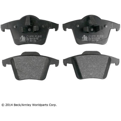 Plaquettes de frein arrière de qualité EO par BECK/ARNLEY - 089-1781 pa1