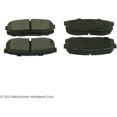 Rear Original Equipment Brake Pads by BECK/ARNLEY - 089-1793 pa1