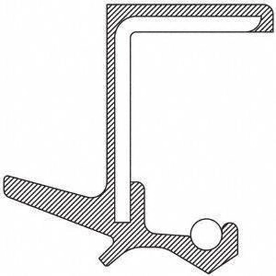 Rear Output Shaft Seal by NATIONAL OIL SEALS - 710870 pa2