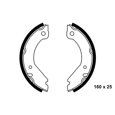 ATE - 650169 - Parking Brake Shoe Set pa1