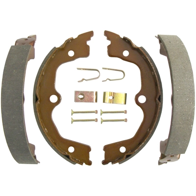 Rear Parking Brake Shoes by BENDIX - 857 pa1