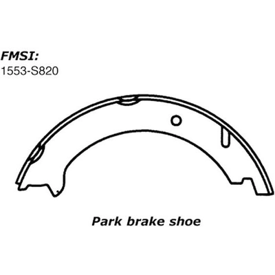 Patins de frein de stationnement arrière by CENTRIC PARTS - 111.08200 pa6