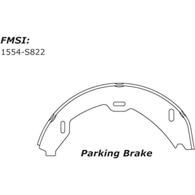 Rear Parking Brake Shoes by CENTRIC PARTS - 111.08220 pa6