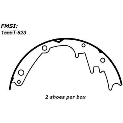 Rear Parking Brake Shoes by CENTRIC PARTS - 111.08230 pa7