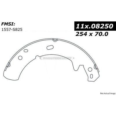 Rear Parking Brake Shoes by CENTRIC PARTS - 111.08250 pa5