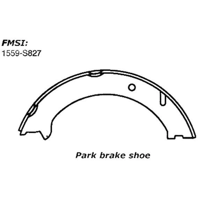 Patins de frein de stationnement arrière by CENTRIC PARTS - 111.08270 pa7