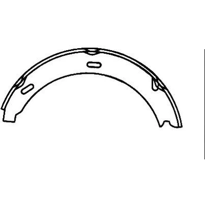 Rear Parking Brake Shoes by CENTRIC PARTS - 111.08300 pa2