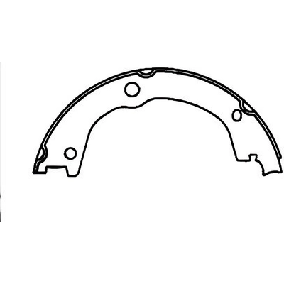 Patins de frein de stationnement arrière by CENTRIC PARTS - 111.08730 pa3