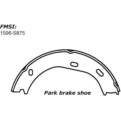 Rear Parking Brake Shoes by CENTRIC PARTS - 111.08750 pa4