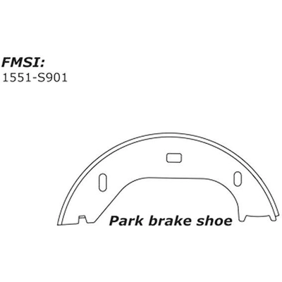 Rear Parking Brake Shoes by CENTRIC PARTS - 111.09010 pa4