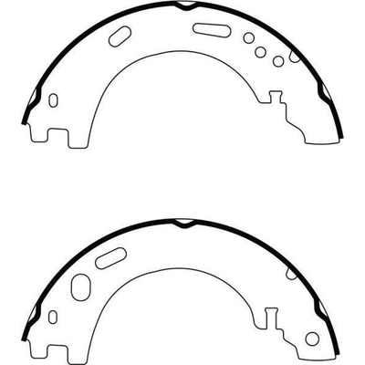 Patins de frein de stationnement arri�re by CENTRIC PARTS - 111.09440 pa8