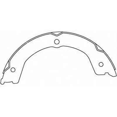 Rear Parking Brake Shoes by CENTRIC PARTS - 111.10020 pa5