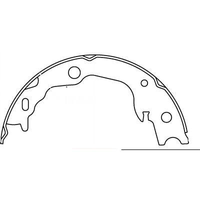 Rear Parking Brake Shoes by CENTRIC PARTS - 111.10240 pa3
