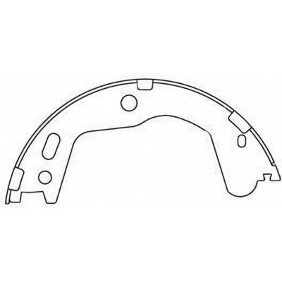 Rear Parking Brake Shoes by CENTRIC PARTS - 111.10630 pa1