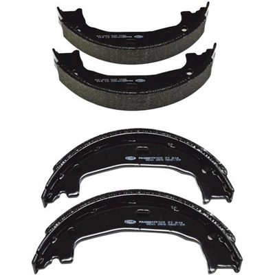 Rear Parking Brake Shoes by HELLA PAGID - 355050391 pa15
