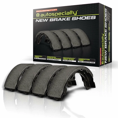 Rear Parking Brake Shoes by POWER STOP - B758 pa2
