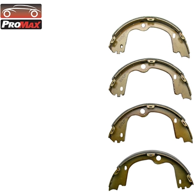 Rear Parking Brake Shoes by PROMAX - 12-1078 pa1