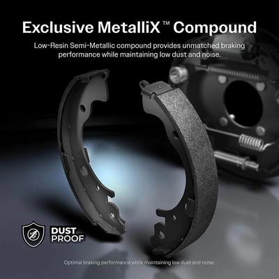 TOP QUALITY - NB-854B - Rear Parking Brake Shoes pa4