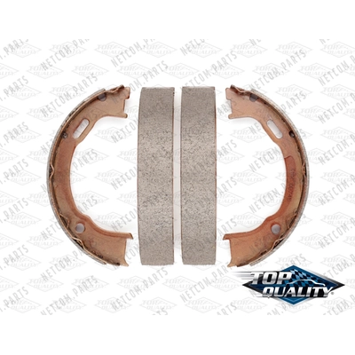 Rear Parking Brake Shoes by TOP QUALITY - NB-745B pa1