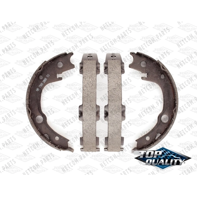 Rear Parking Brake Shoes by TOP QUALITY - NB-796B pa1