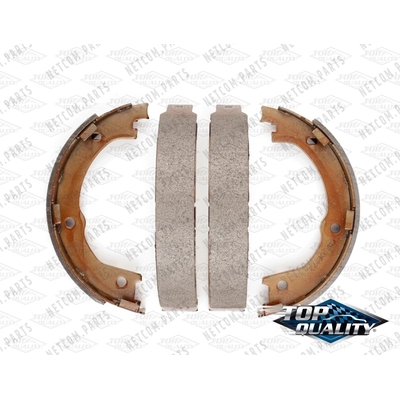 Rear Parking Brake Shoes by TOP QUALITY - NB-873B pa1