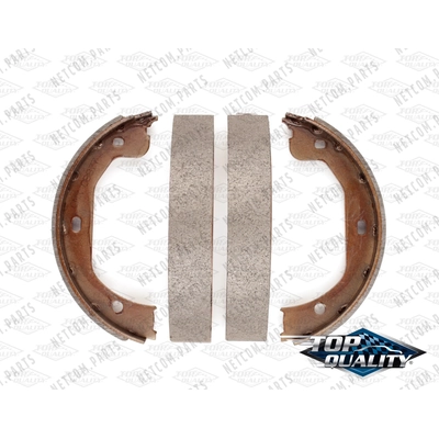 Rear Parking Brake Shoes by TOP QUALITY - NB-877B pa2