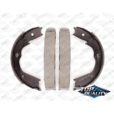 Rear Parking Brake Shoes by TOP QUALITY - NB-927B pa2