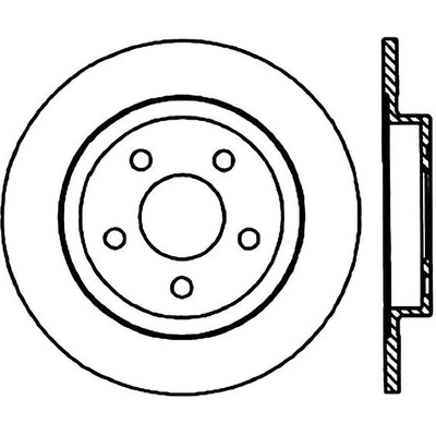 Rear Performance Rotor by STOPTECH - 127.62064CR pa4