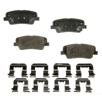 Rear Premium Ceramic Pads by AGNA BRAKES - CXD1284 pa1