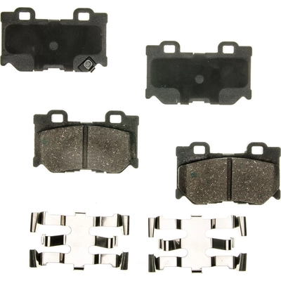 Rear Premium Ceramic Pads by AGNA BRAKES - CXD1347 pa1