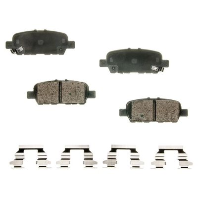 AGNA BRAKES - CXD1415 - Rear Premium Ceramic Disc Brake Pad Set pa1