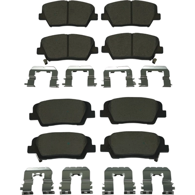 AGNA BRAKES - CXD1439 - Rear Premium Ceramic Disc Brake Pad Set pa1